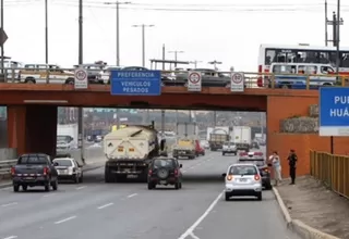 Puente Huánuco: tránsito vehicular será cerrado por obras