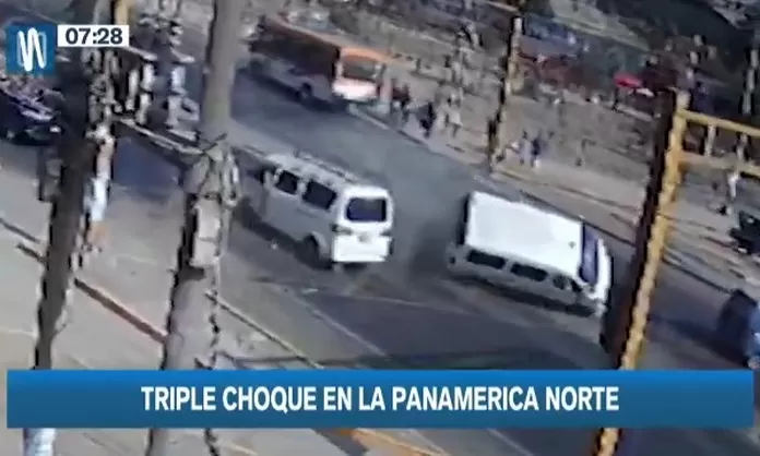 Puente Piedra: Triple choque en la Panamericana Norte | Canal N