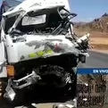 Puno: Choque de tráiler boliviano y camión deja dos muertos