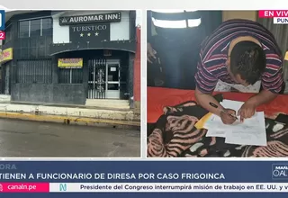 Puno: Detienen a funcionario de Diresa por caso Frigoinca