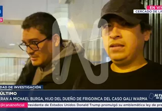 Qali Warma: Liberan a Michael Burga, hijo del dueño de Frigoinca