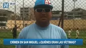 Crimen en San Miguel: ¿Quiénes eran las víctimas? - Noticias de miguel-gutierrez