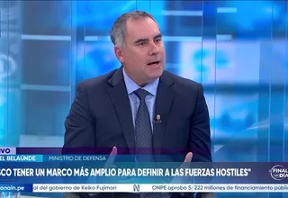 Rafael Belaúnde plantea clasificar a bandas criminales como grupos hostiles