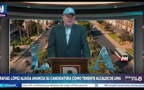 Rafael López Aliaga anuncia su candidatura como teniente alcalde