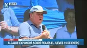Rafael López Aliaga anunció que expondrá sobre los contratos de los peajes este 19 de enero  - Noticias de contratos