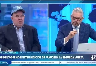 Rafael López Aliaga descarta irregularidades en segunda vuelta
