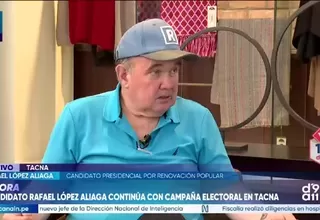 Rafael López Aliaga plantea penales en la selva, reforma judicial y reducción del Estado