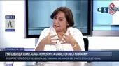 Presidenta de Tribunal de Honor del Pacto Ético cuestionó comportamiento de Rafael López Aliaga  - Noticias de pacto-peru