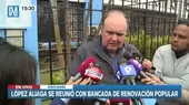 [VIDEO] Rafael López Aliaga se reunió con bancada de Renovación Popular - Noticias de rafael-nadal