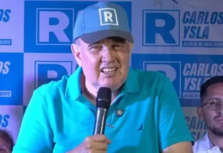 Rafael López Aliaga: Voy a seguir la posta, llegaré hasta el final como teniente alcalde