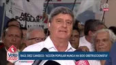 Raúl Diez Canseco asegura que Acción Popular nunca fue obstruccionista con el Ejecutivo - Noticias de raul-diez-canseco