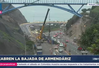 Reabren bajada de Armendáriz tras cierre por obras turísticas