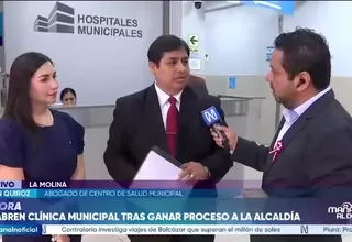 Reabren establecimiento de salud en La Molina tras permanecer cerrado un año y ocho meses