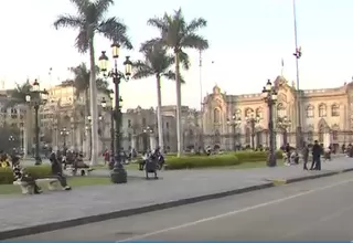 Reabren Plaza de Armas y no faltaron los protestantes 