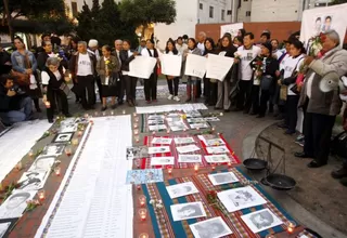 Realizaron vigilia por la Ley de Búsqueda de Desaparecidos