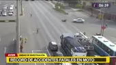 Récord de accidentes fatales en moto ocurridos en Lima Metropolitana - Noticias de record