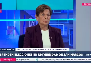 Rectora de la UNMSM planteará anulación del proceso electoral