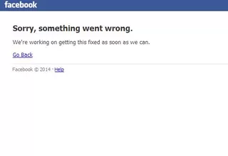 "Sorry, something went wrong": Facebook se cayó en varios países