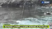 Ventanilla: Refinería La Pampilla se pronunció sobre derrame de petróleo  - Noticias de pampilla