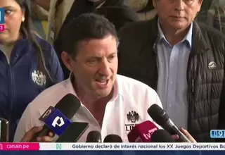 Reggiardo descarta cobro de peaje y evalúa administración temporal