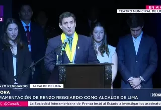 Reggiardo exhorta a Jerí a liderar lucha nacional contra inseguridad