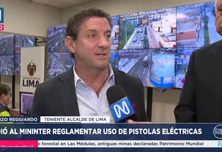 Reggiardo pide al Mininter reglamentar ley de pistolas eléctricas