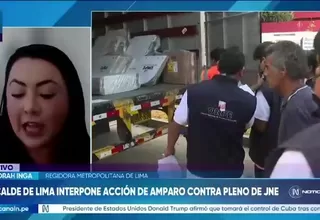 Regidora Deborah Inga defendió acción de amparo del alcalde de Lima