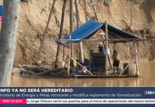 Reinfo ya no será heredable, según nuevo decreto del Gobierno