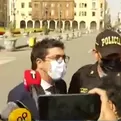Relator especial de CIDH presenció cómo la Policía impidió el paso de la prensa a Plaza de Armas