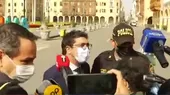 Relator especial de CIDH presenció cómo la Policía impidió el paso de la prensa a Plaza de Armas - Noticias de Devida