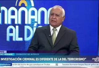 Remigio Hernani critica al ministro del Interior y cuestiona su experiencia en investigación criminal