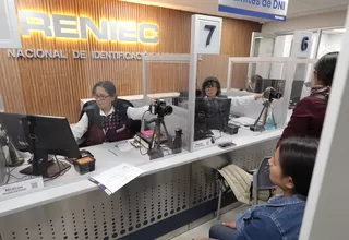 Reniec atenderá hasta el domingo 12 de abril para entrega de DNI