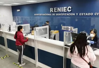 RENIEC atenderá con normalidad los feriados 8 y 9 de diciembre