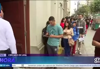Reniec atiende por feriado en sus tres principales agencias de Lima