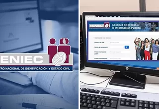 Reniec reduce campos de consulta en línea para proteger datos