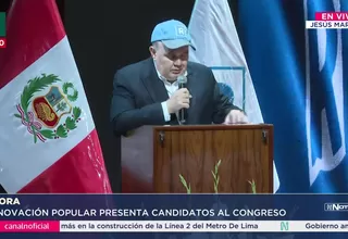 Renovación Popular inscribe listas completas a nivel nacional