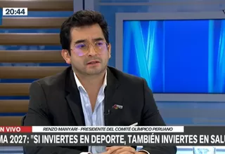 Renzo Manyari: "Panamericanos permitirán un mayor desarrollo económico, deportivo y social"