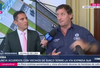 Renzo Reggiardo anuncia puentes peatonales, semáforos y mejoras de seguridad en la Vía Expresa Sur