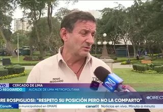 Reggiardo sobre EMAPE y uso de armas: “No hay nada de confusión en lo que se ha hecho”