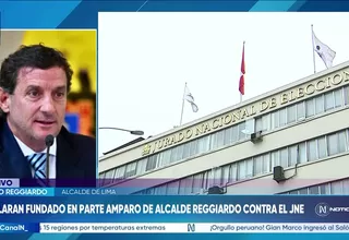 Renzo Reggiardo defiende demanda por retrasos electorales: “Se nos ha dado la razón”