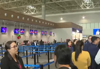 Reportan demoras en llegada de vuelos nacionales a Lima