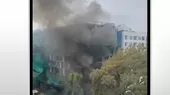 Reportan incendio en San Isidro - Noticias de universidad-nacional-mayor-san-marcos
