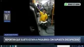 Reportan que sujeto estafa a pasajeros con supuesta discapacidad - Noticias de estafa