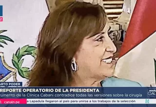 El reporte operatorio de la presidenta Dina Boluarte