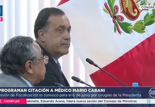 Reprograman citación de Mario Cabani por caso Dina Boluarte