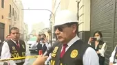 Resguardan plaza San Martín tras incendio en casona Marcionelli - Noticias de incendio