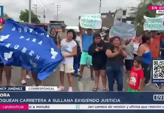 Restablecen tránsito tras protesta por crimen en Sullana