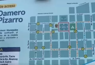 Restricción de acceso vehicular al Centro Histórico por aniversario de Lima  