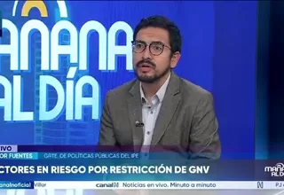 Restricción de GNV impacta transporte, industria y generación eléctrica, según especialista del IPE
