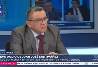 Revelan nombre del capitán PNP con el que se comunicaba ministro del Interior, Juan José Santiváñez